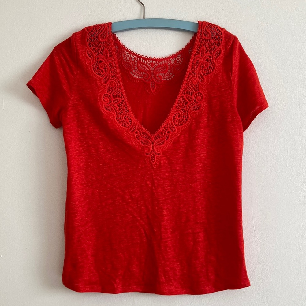Sezane Mina Linen Top